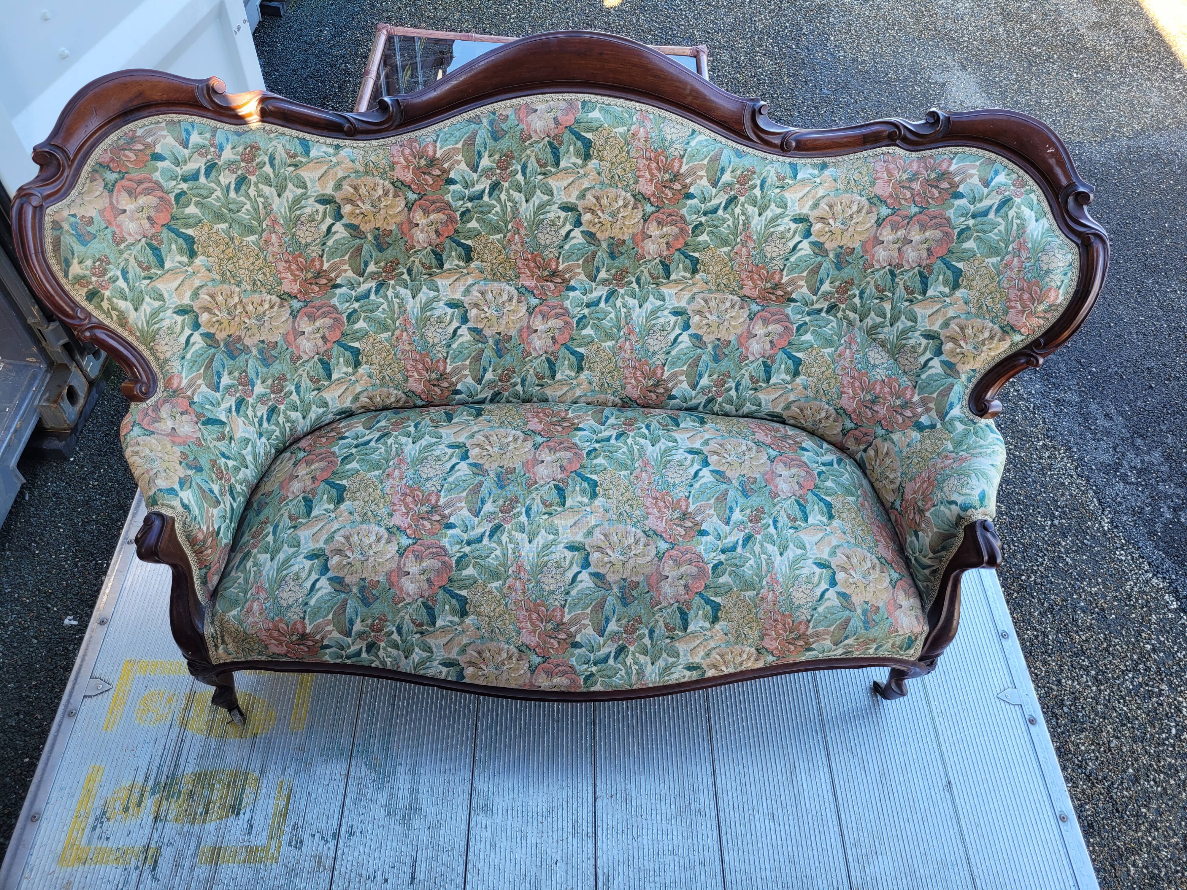 Louis XV style sofa and armchairs