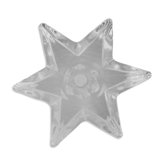 CANDLE HOLDER STAR IN CRYSTALGLASS LORRAINE