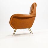 Italian armchair in the style of 'Lady' by Marco Zanuso for Arflex, 1950s