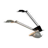 Set of 2 postmodern design desk lamps, 1980s