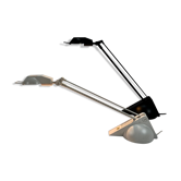 Set of 2 postmodern design desk lamps, 1980s