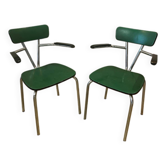 Paire de chaises vintage