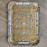 Florentine gilded wooden top