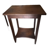 Table d'appoint console bois a rabat, style Art Déco