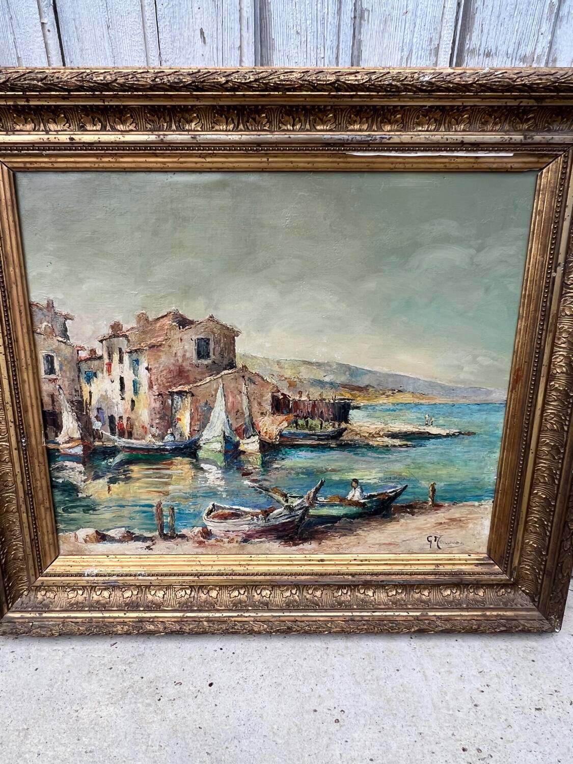 Oil on canvas 19th century