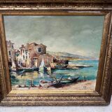 Huile sur toile XIX ème