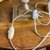 Lamp base in onyx and brass