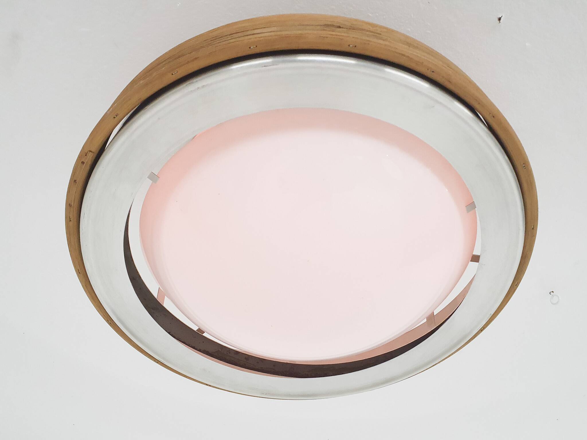 Doria bamboo ceiling light, Germany 1950's