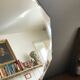 Miroir biseauté ancien dodécagone art déco