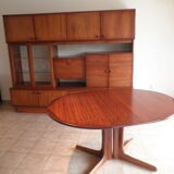 Table ovale  marque Gautier année 70 en palissandre
