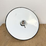 Industrial petrol enamel pendant light, 1970s