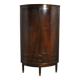 Danish Mid-Century Corner Cupboard in Mahogany, Denmark 1960s