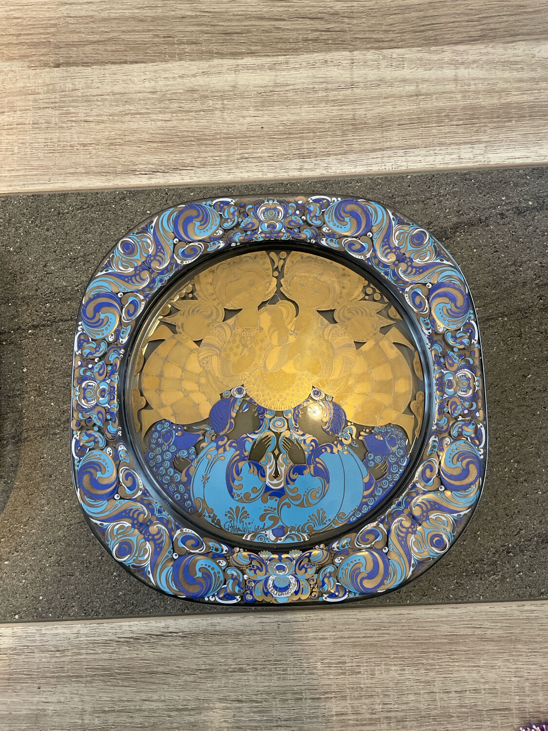 Pair of wall plates Rosenthal Studio Linie – Björn Wiinblad