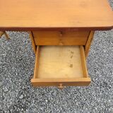 Vintage rattan desk from the 60s, 100cm L