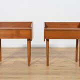 Mid-Century  Teak Danish Nightstands, 1960s