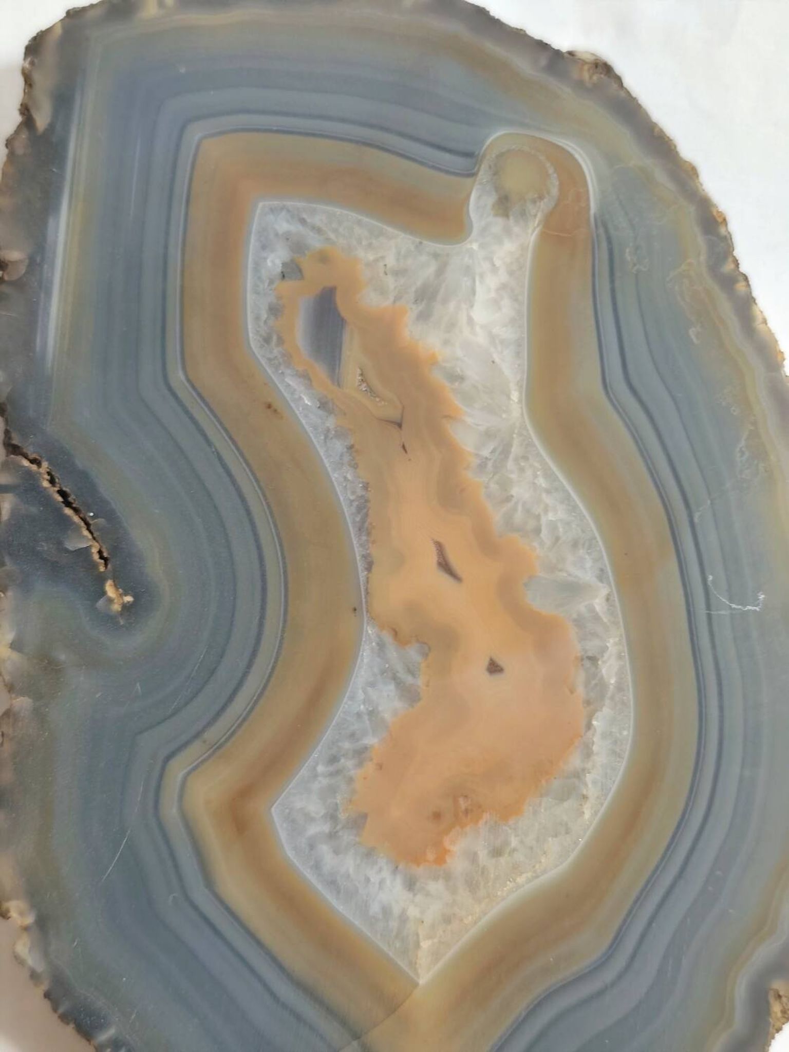 Cendrier en agate et en argent. Espagne, années 1970.