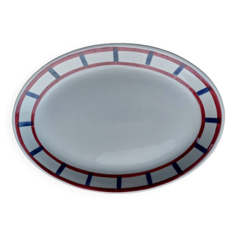 Basque hollow oval serving dish