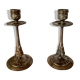 Pair of antique candle holders