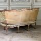 Louis XV carved wood basket seat, 18th century