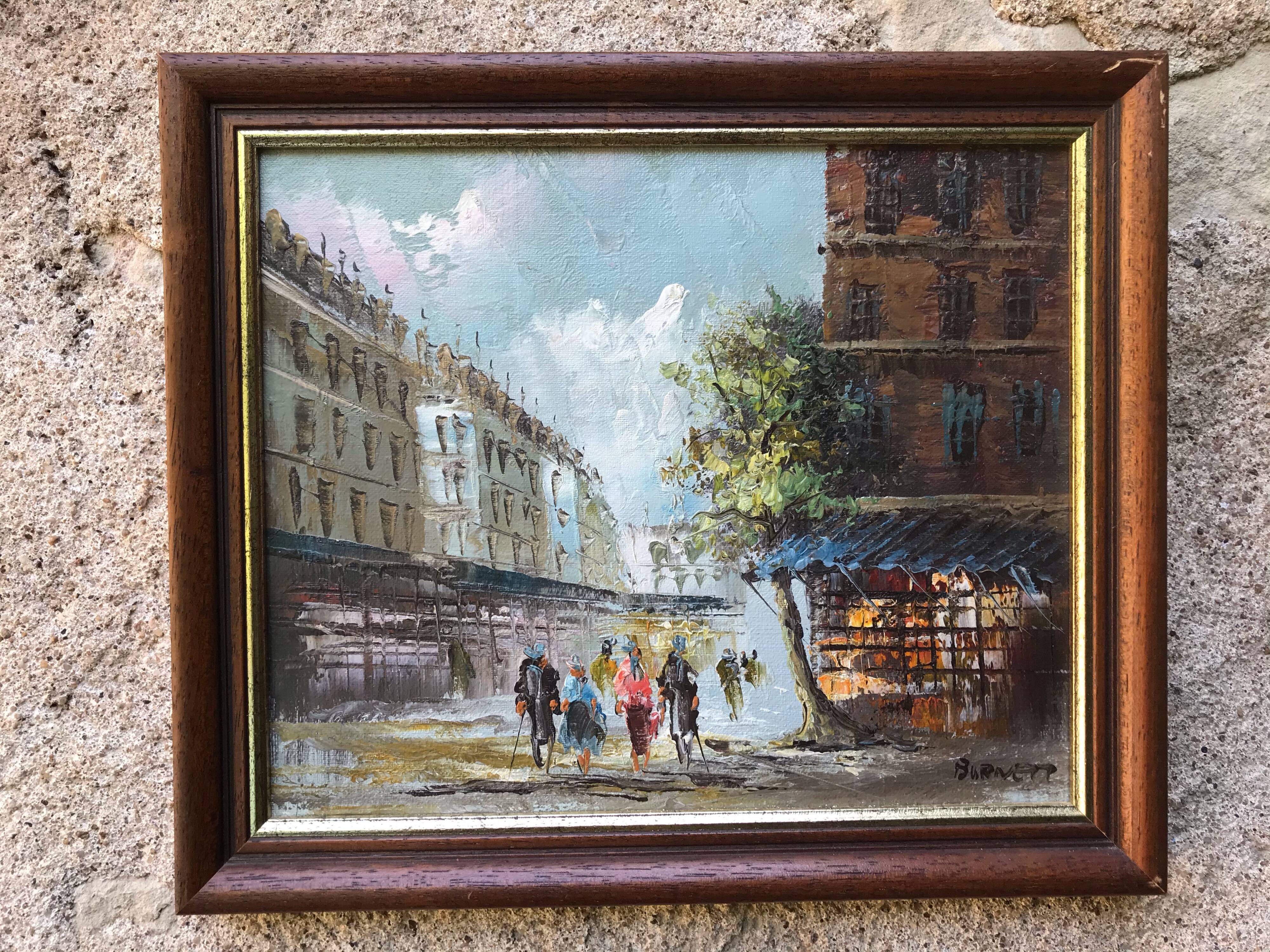 Parisian animated scene by Burnett