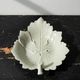 Large celadon porcelain vine leaf bowl by L. Michelaud, vintage Limoges