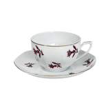 Art-Deco cup and saucer, Viktoria Czechoslovakia, 1920s