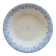 Old round deep plate ironstone Boch La Louvière Clara – Blue decoration