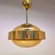 Mid century design Space Age UFO Brass Pendant by Kamenicky Senov, 1970s