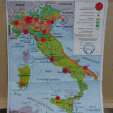 Vintage school card MDI Italy