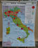 Carte scolaire vintage MDI Italie
