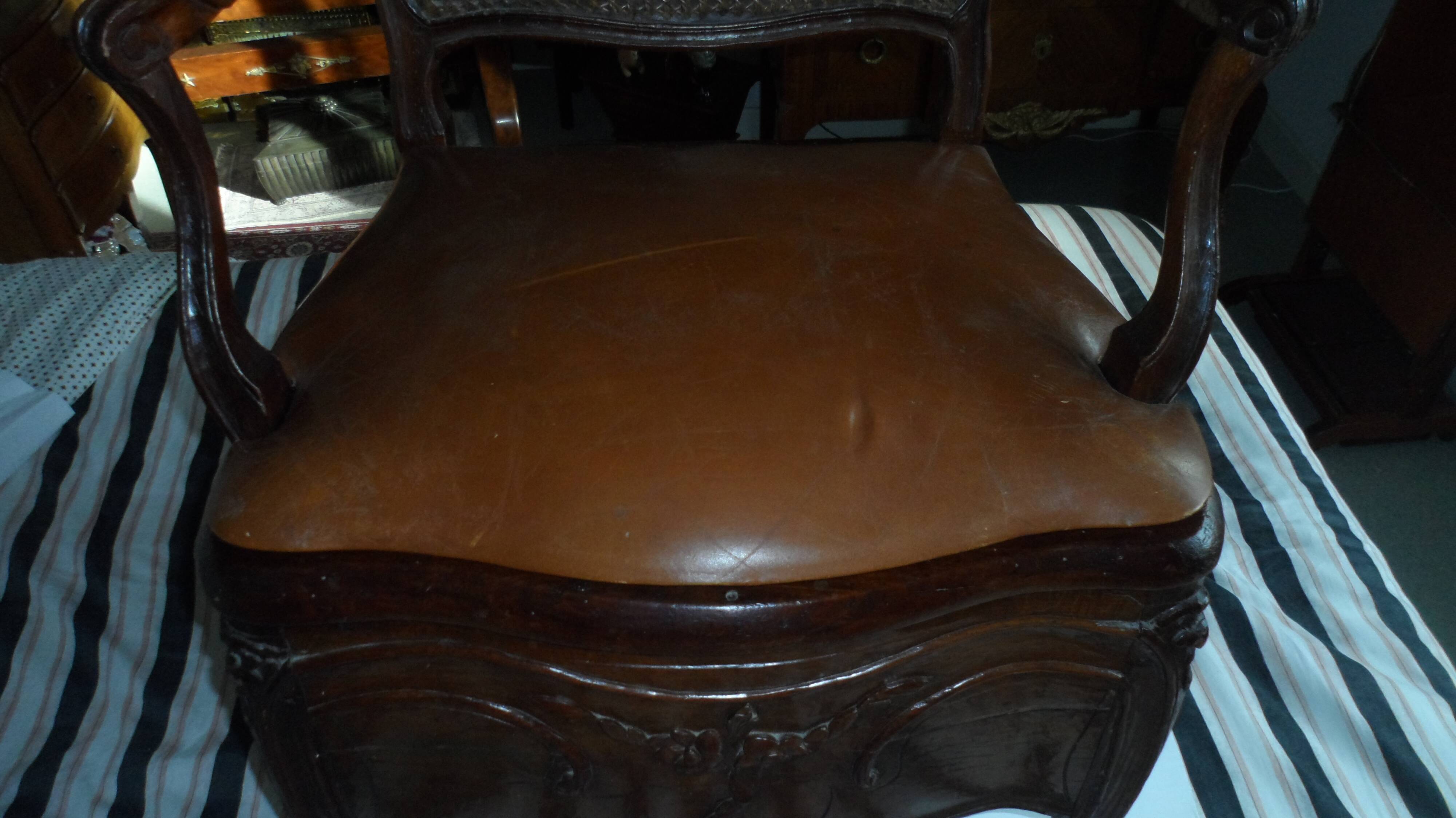 Louis XV armchair called convenience