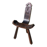 Brutalist tripod chair
