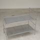 Chrome end table or console, Italy 1970