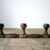 Vintage hook wall coat rack