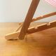 Chilienne en bois vintage pour poupée