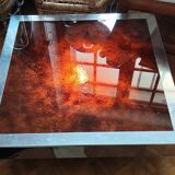 Table basse lumineuse