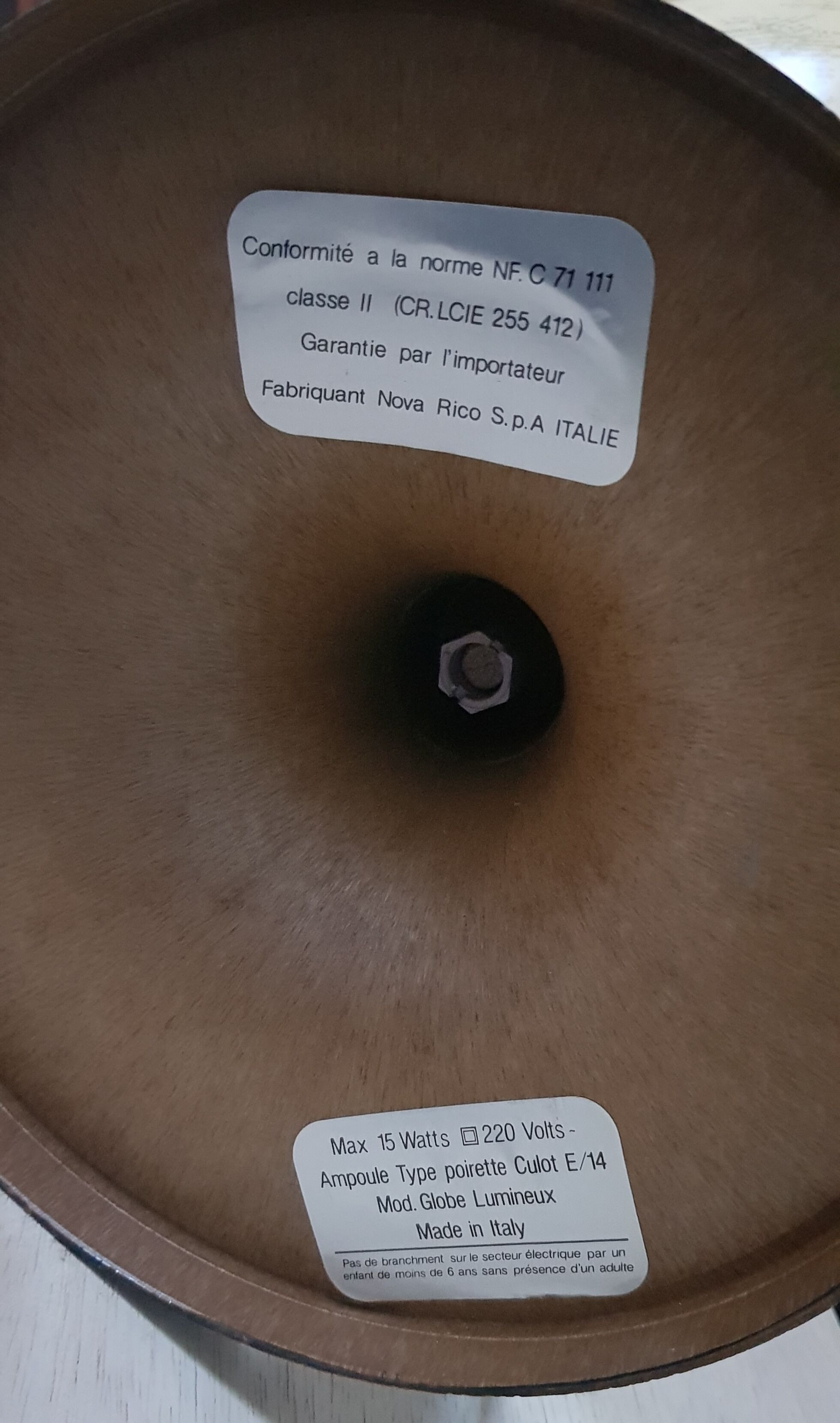 Light Earth Globe Nova Rico