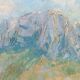 Painting Landscape of Provence Buis les Baronnies Aldo Morganti