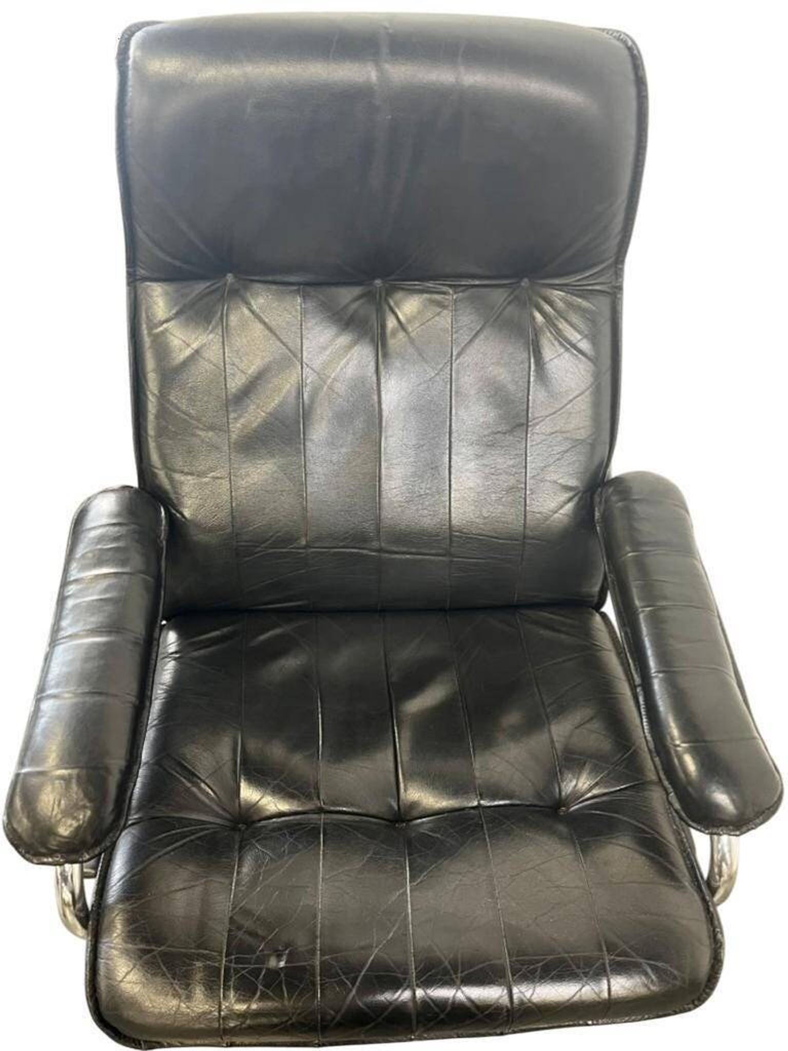 Vintage Danish leather lounge chair / armchair / single chair UNICO