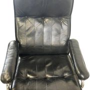 Vintage Danish leather lounge chair / armchair / single chair UNICO