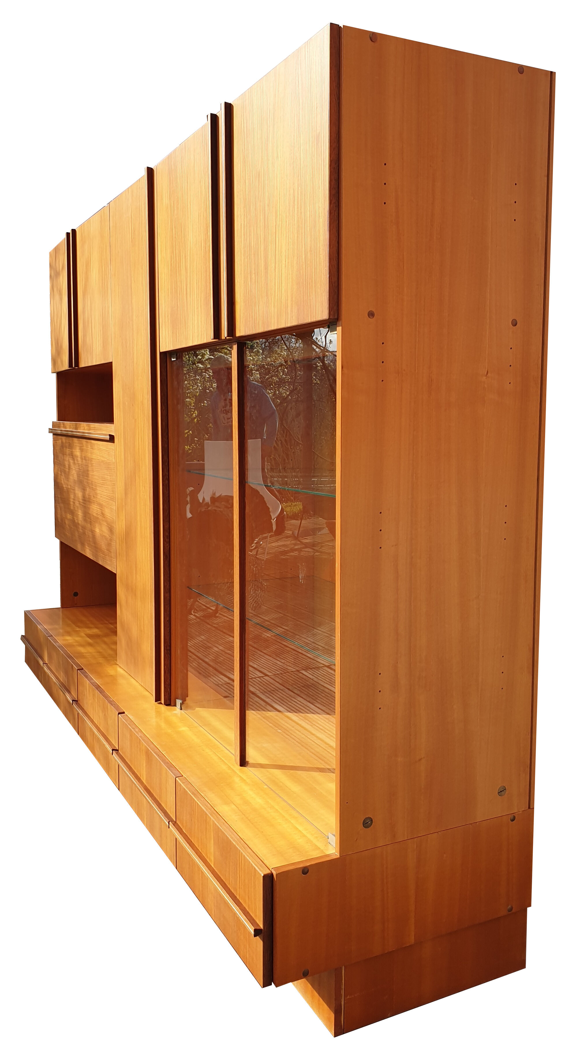 Library living Luigi Bartolini Italian design 1970