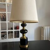 Lampe delmas noire et or