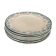 Set of 7 Longwy Art Nouveau plates