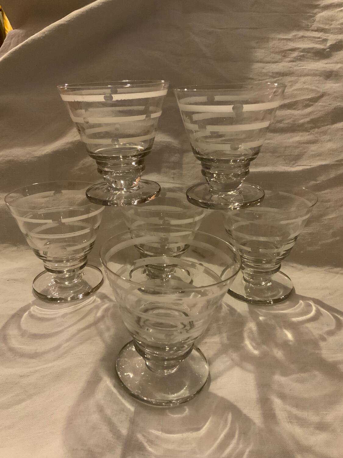 Selency x Monoprix Croisé Laroche stemware