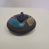 Vintage Raku Box Signed T.Tamis