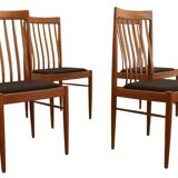Set van 4 Bramin eetkamerstoelen 'Halgarde'
