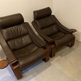 Set of 2 royal roche bobois armchairs