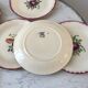Set of 6 dessert plates Moulin des Loups Orchies 30s