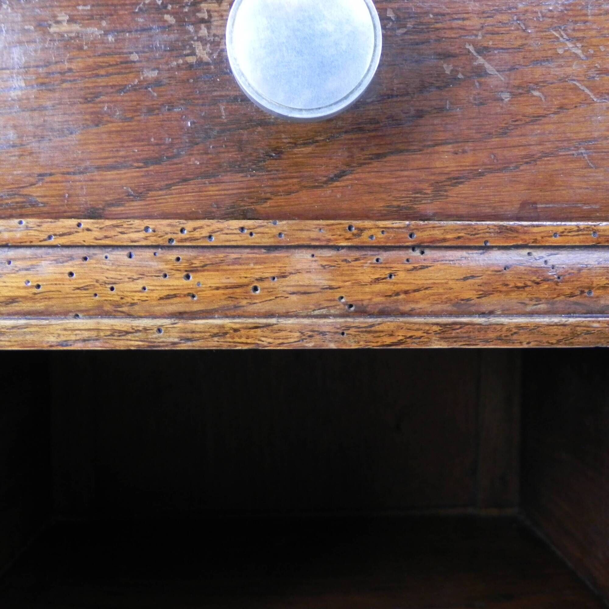 Art Deco bedside table with marble top, 1930s