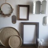 Miroir triptyque au mercure